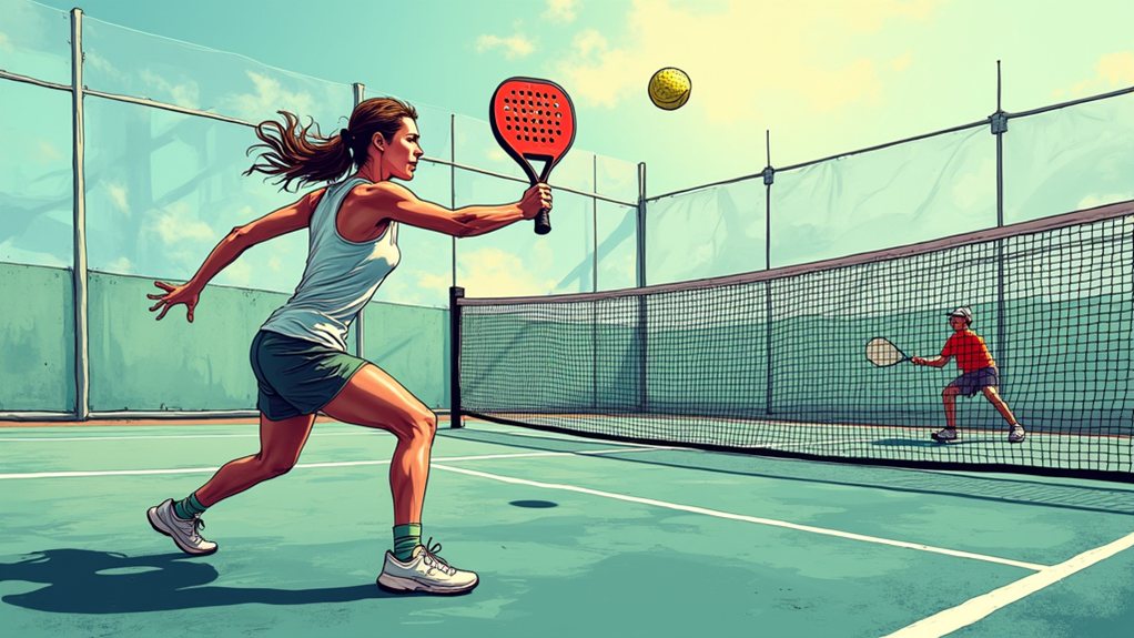 avoid lobbed padel volleys