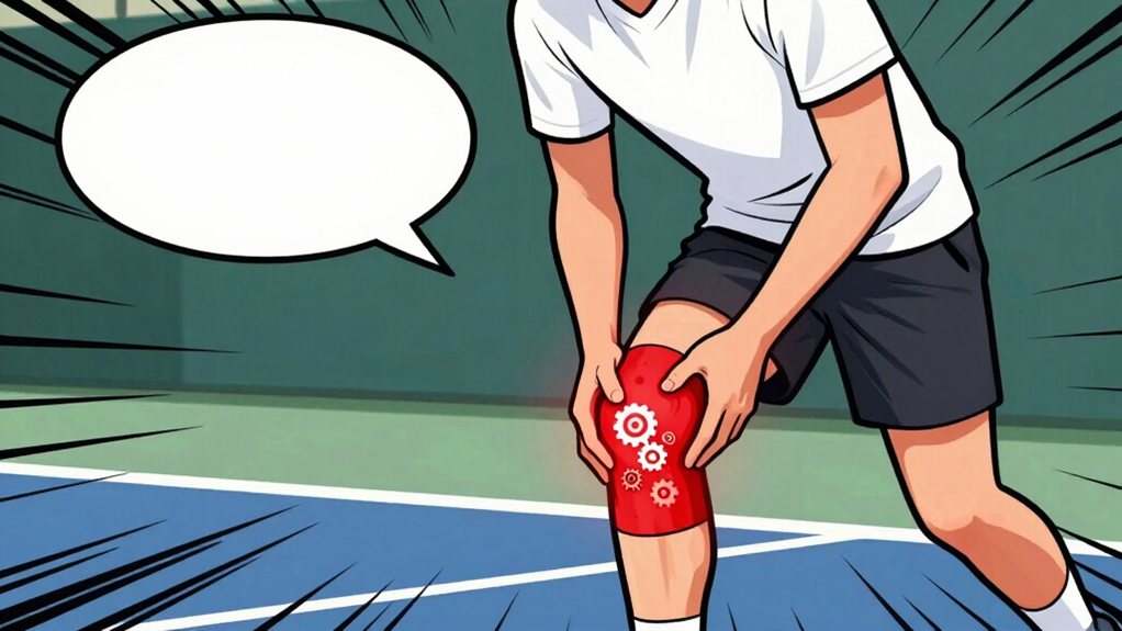 common knee injuries in pickleball