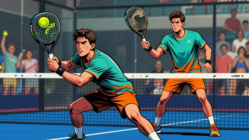 coordinated net court positioning