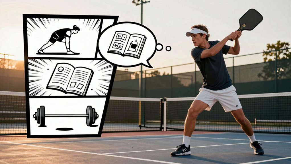 daily pickleball technique and footwork