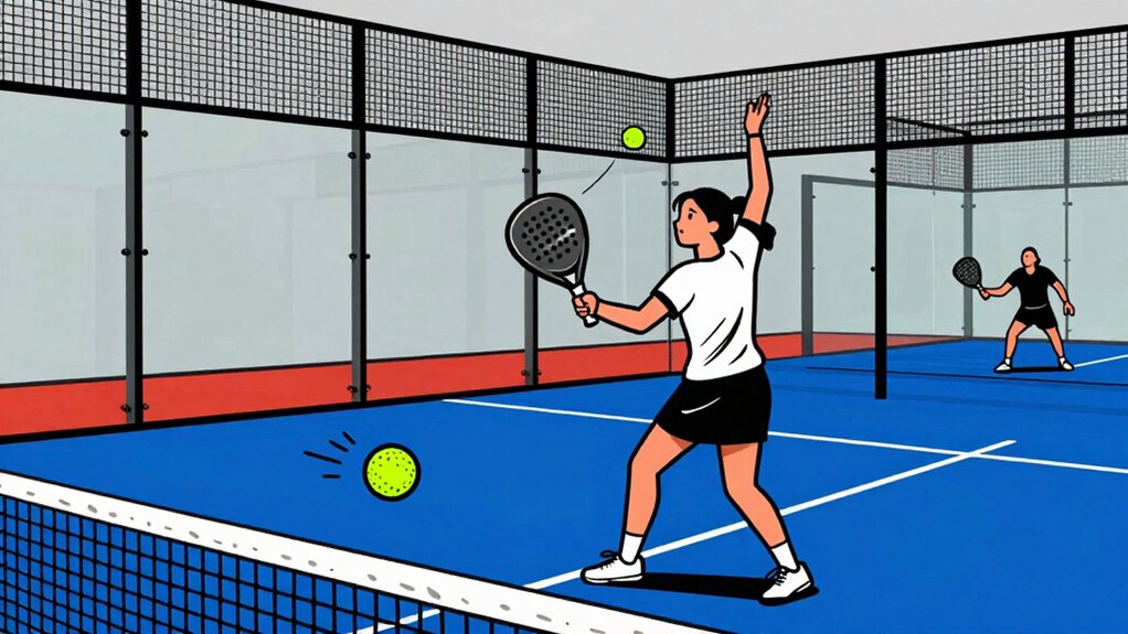 double bounce advantage serves