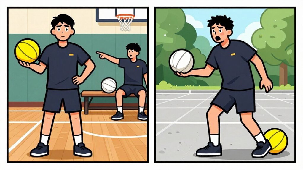 indoor vs outdoor hole count