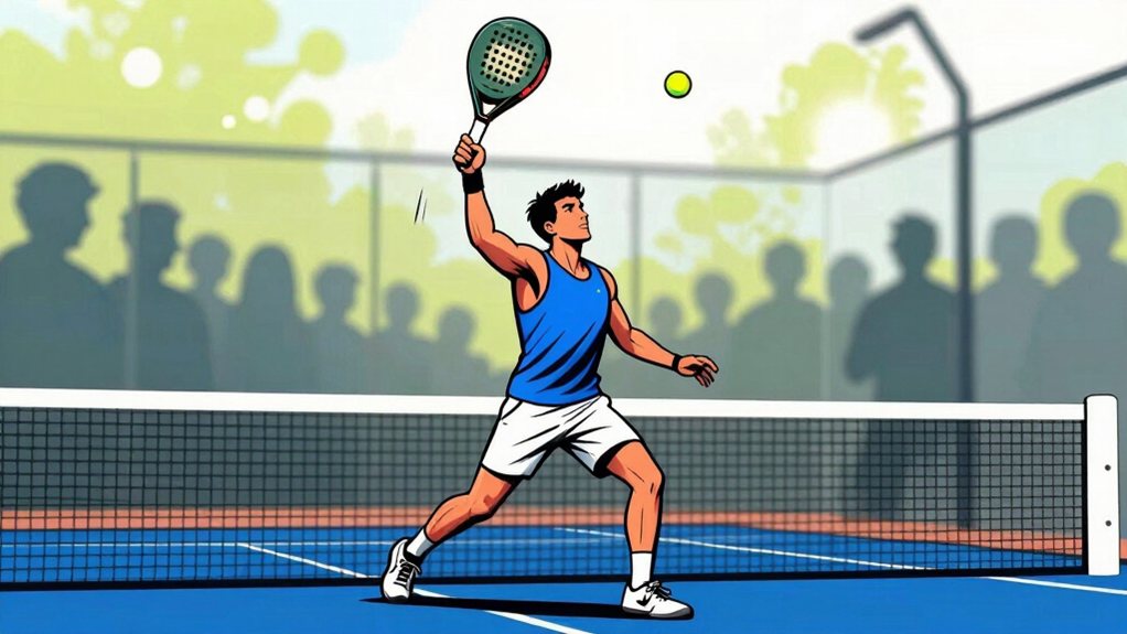 lob volley timing technique