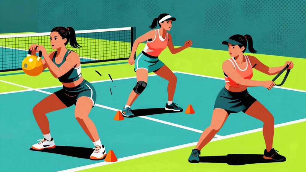 pickleball court agility drills