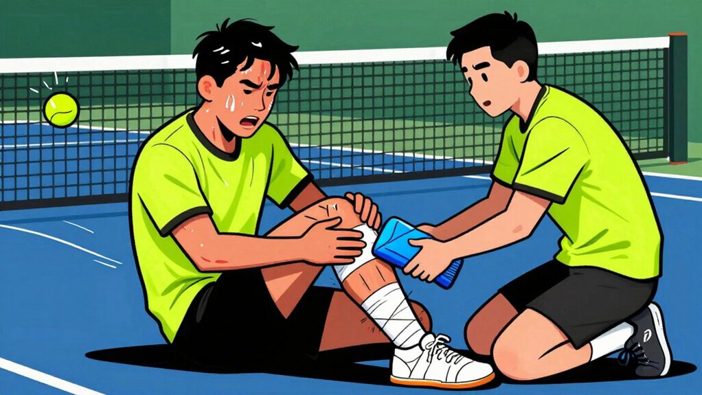 rest ice elevate immediately