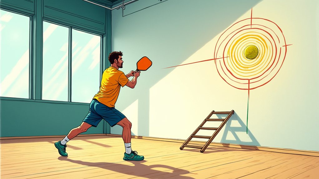 solo wall volley training