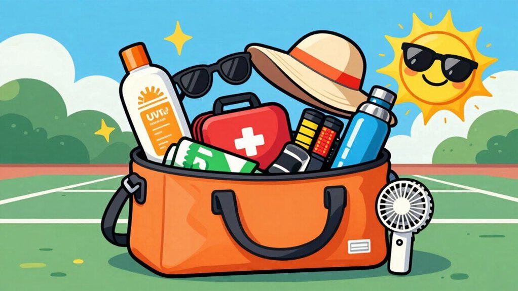 sun safety and first aid
