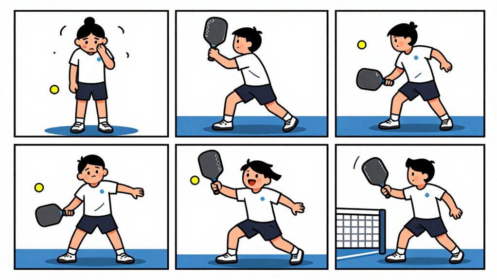 two bounce third shot dinking practice