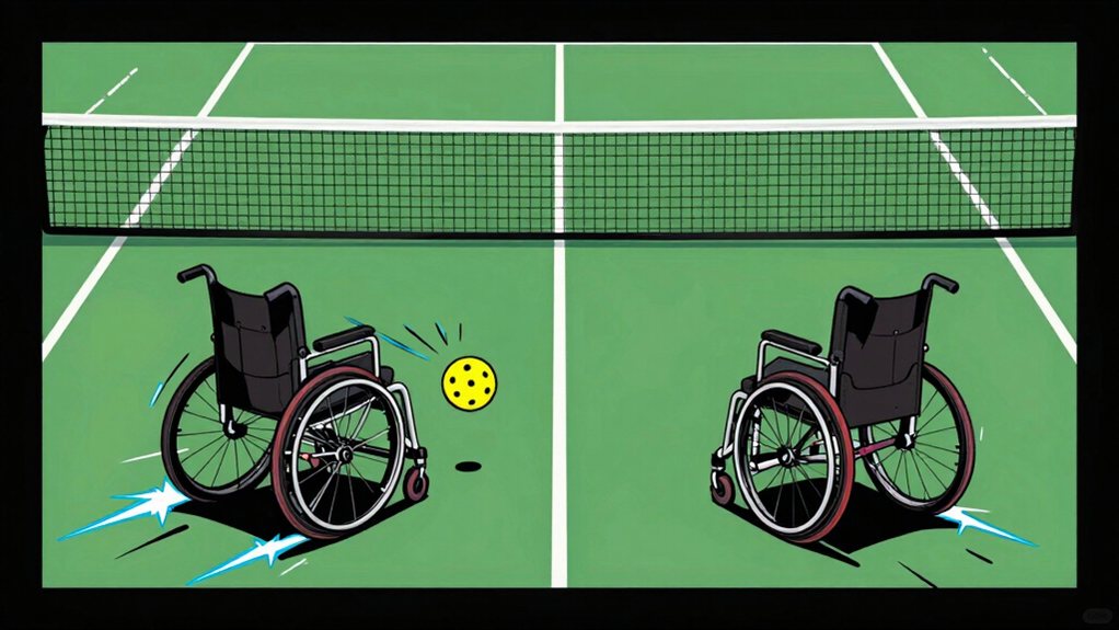 wheelchair ball contact rules