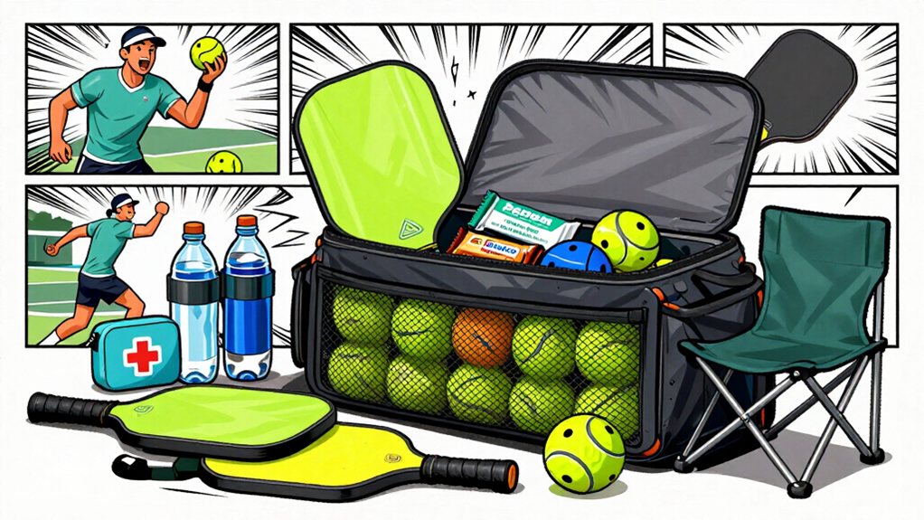 zone labeled fast access tournament bag