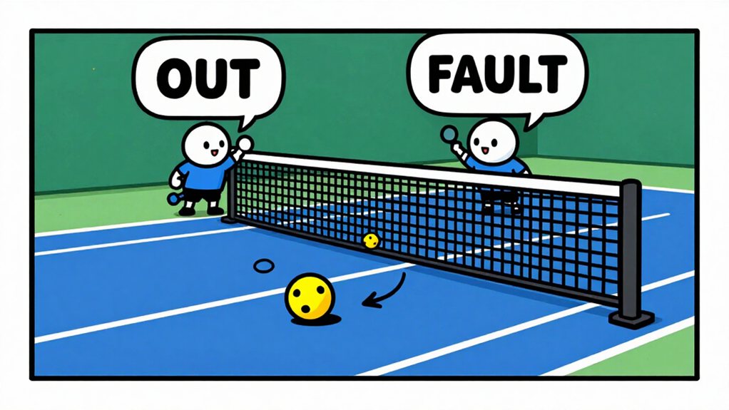 call out after bounce