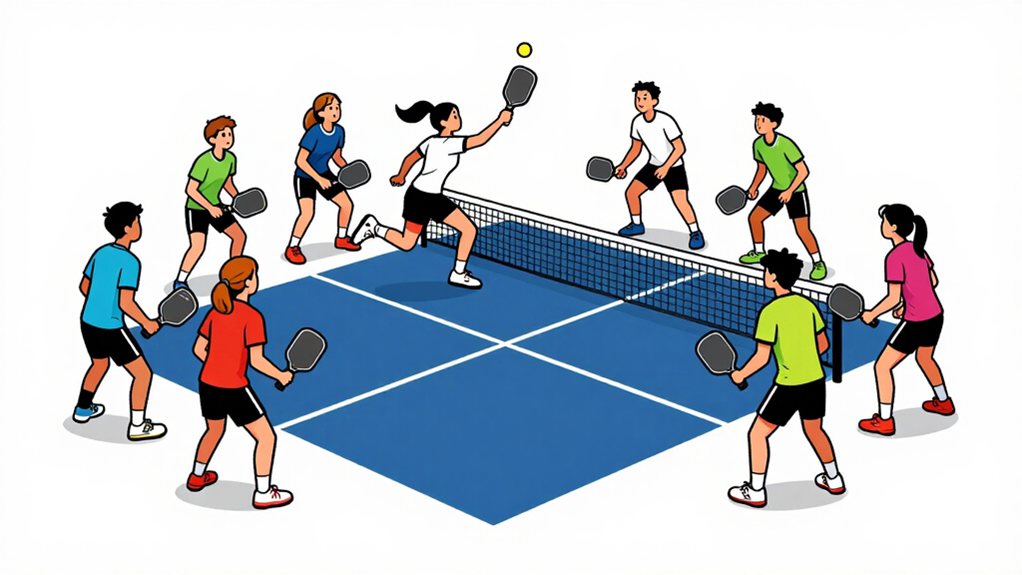 co ed pickleball team requirements