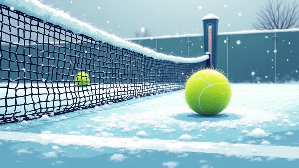 cold weather changes padel bounce