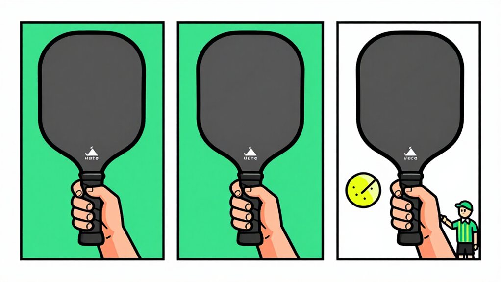 continental eastern western pickleball grips