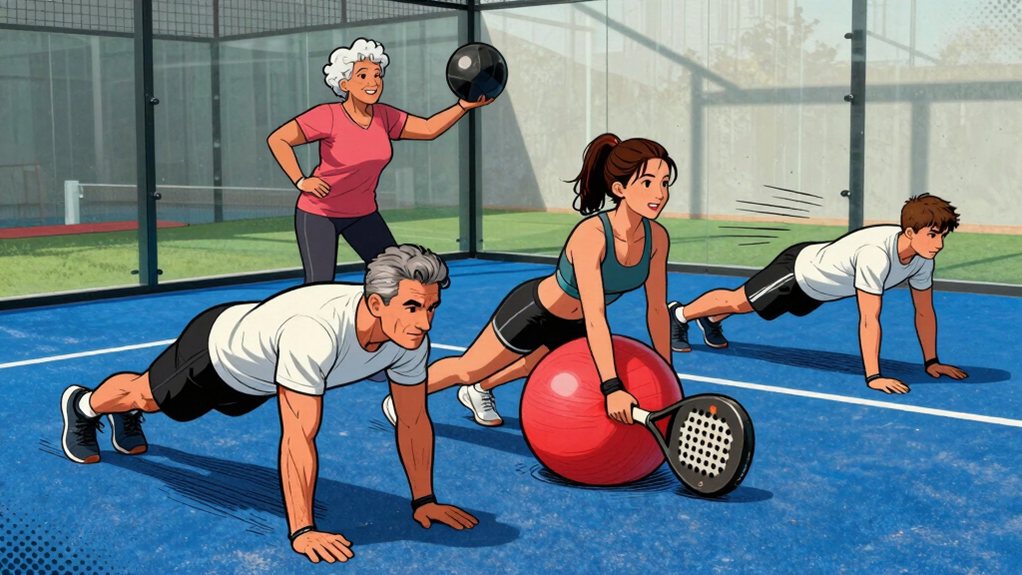 core stability for shot control