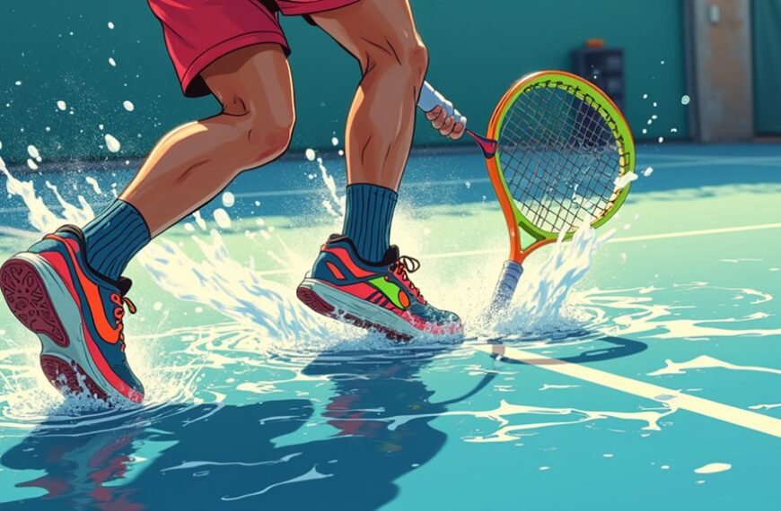 dangerous slick padel court conditions
