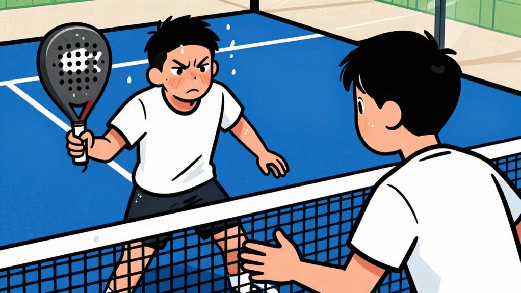 early padel partner meltdown signs