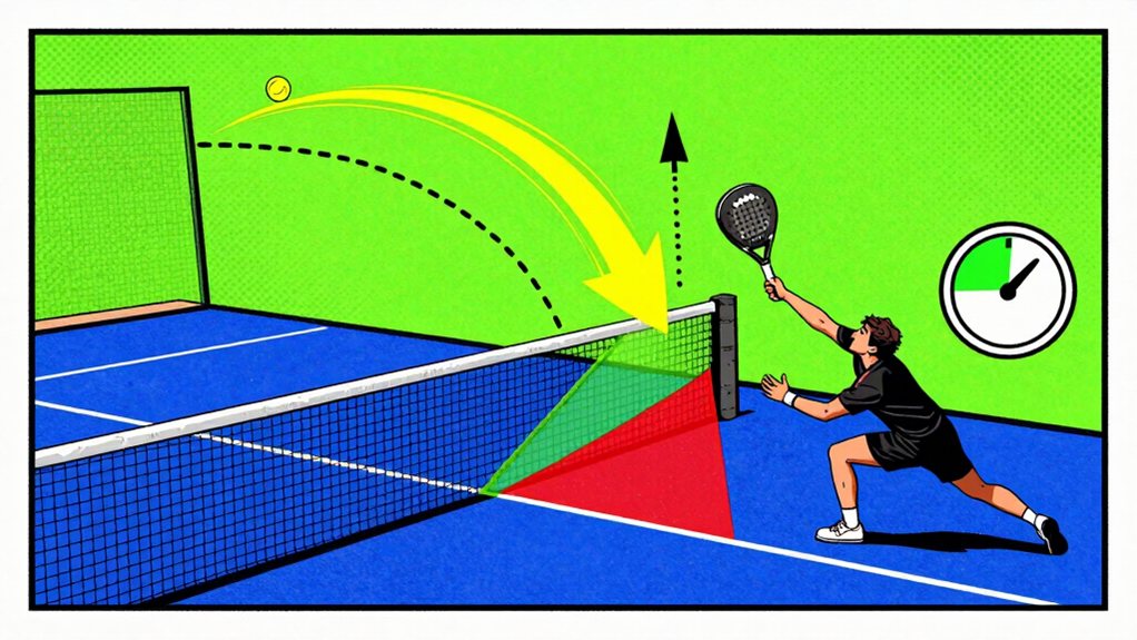 exit angle controls unreturnables