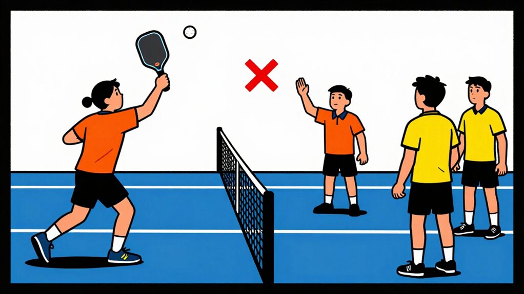 faults lose serve immediately