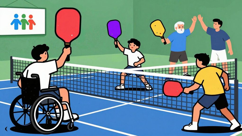 inclusive adaptive pickleball communities