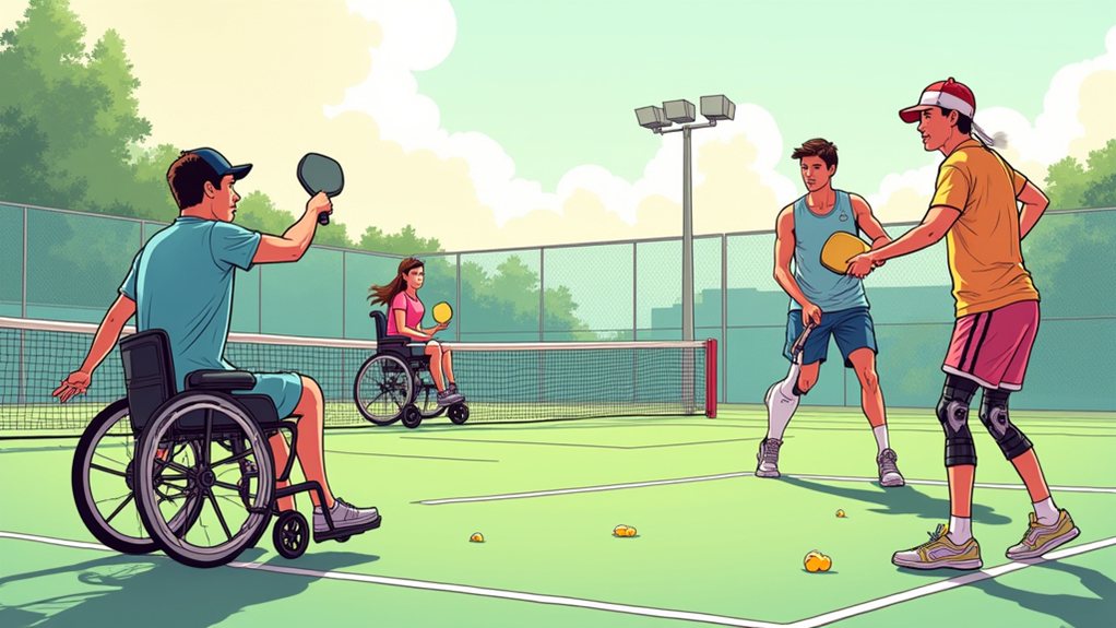 inclusive adaptive pickleball rules
