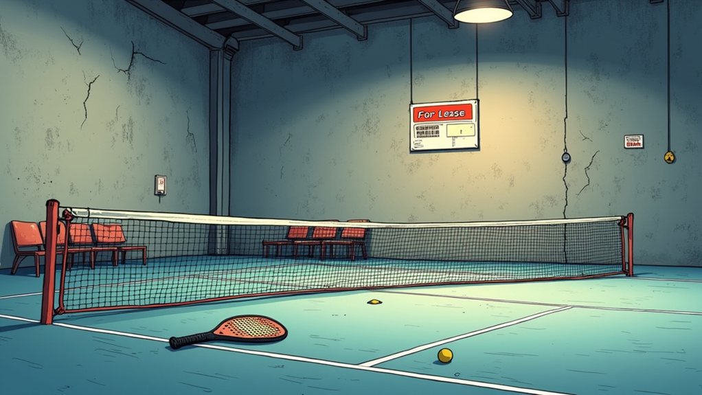 indoor padel lease failures