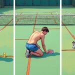 mark pickleball lines on tennis