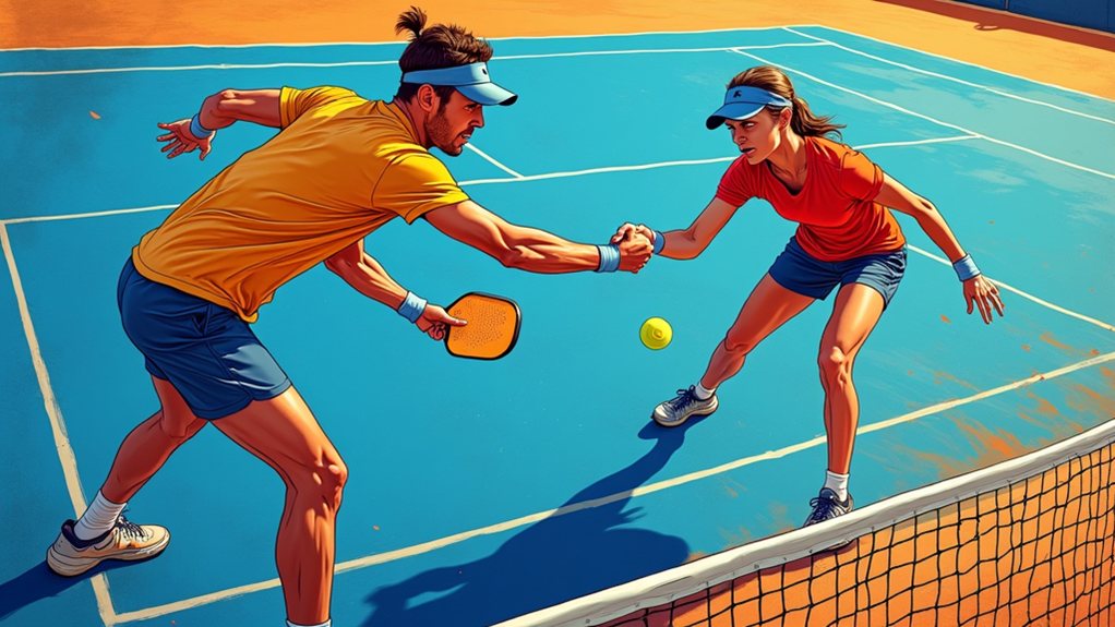 Effective Pickleball Volley Technique at the Net