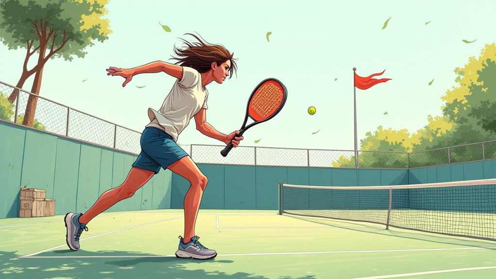 padel adjustments for wind