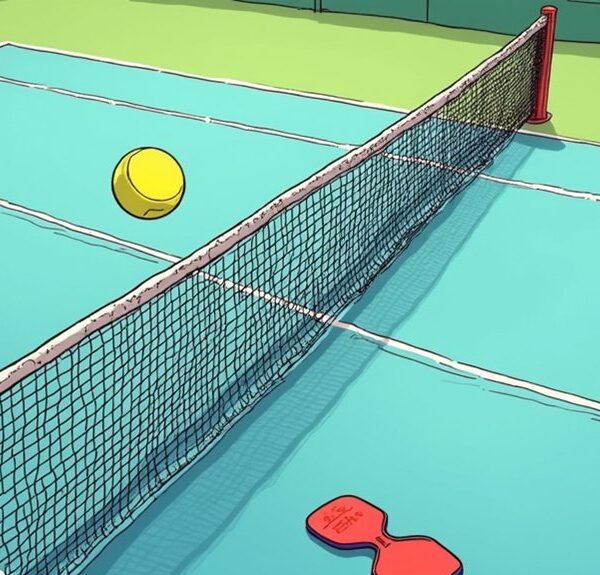 pickleball net height faults