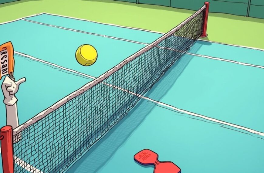 pickleball net height faults