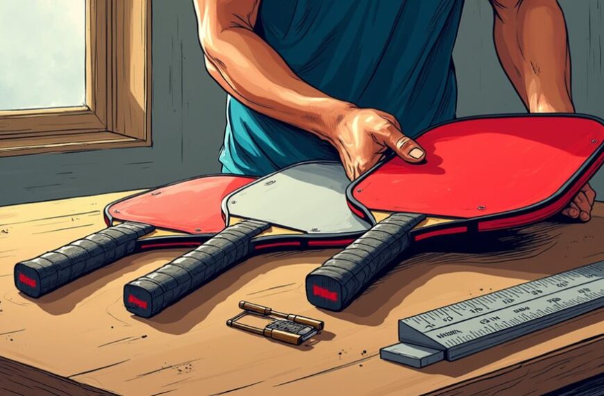 pickleball paddle thickness selection