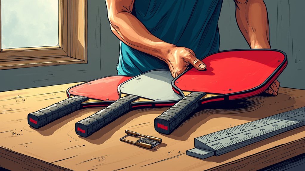 pickleball paddle thickness selection