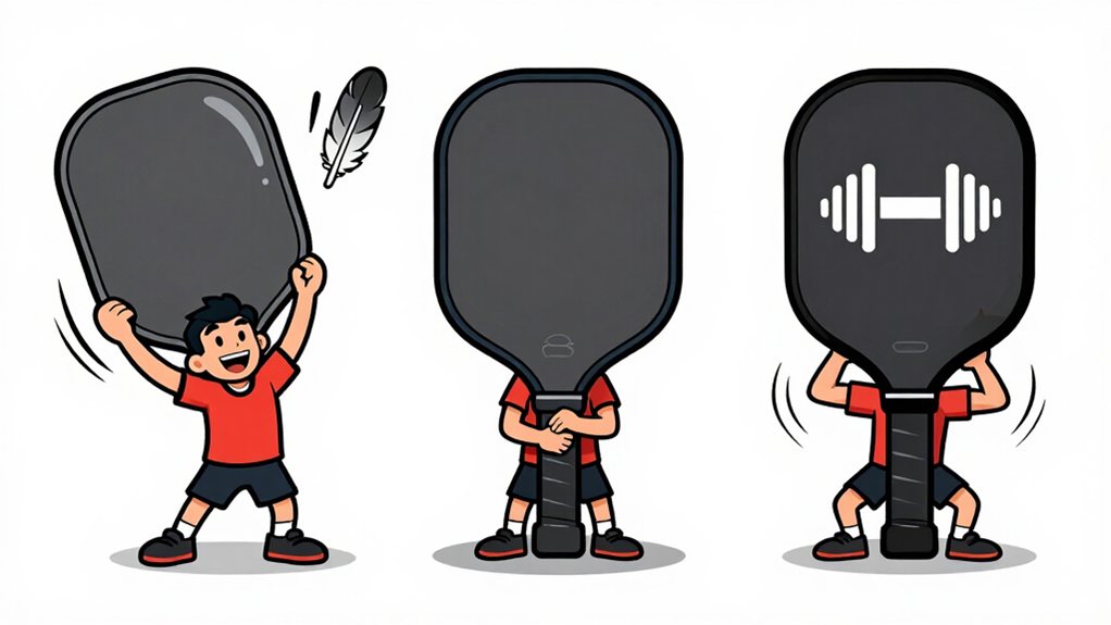pickleball paddle weight guide