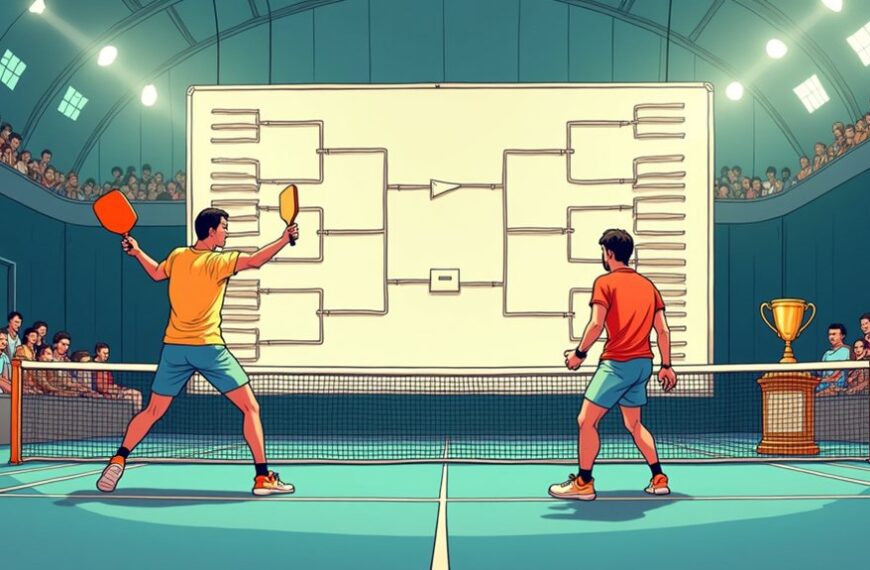pickleball tournament format rules