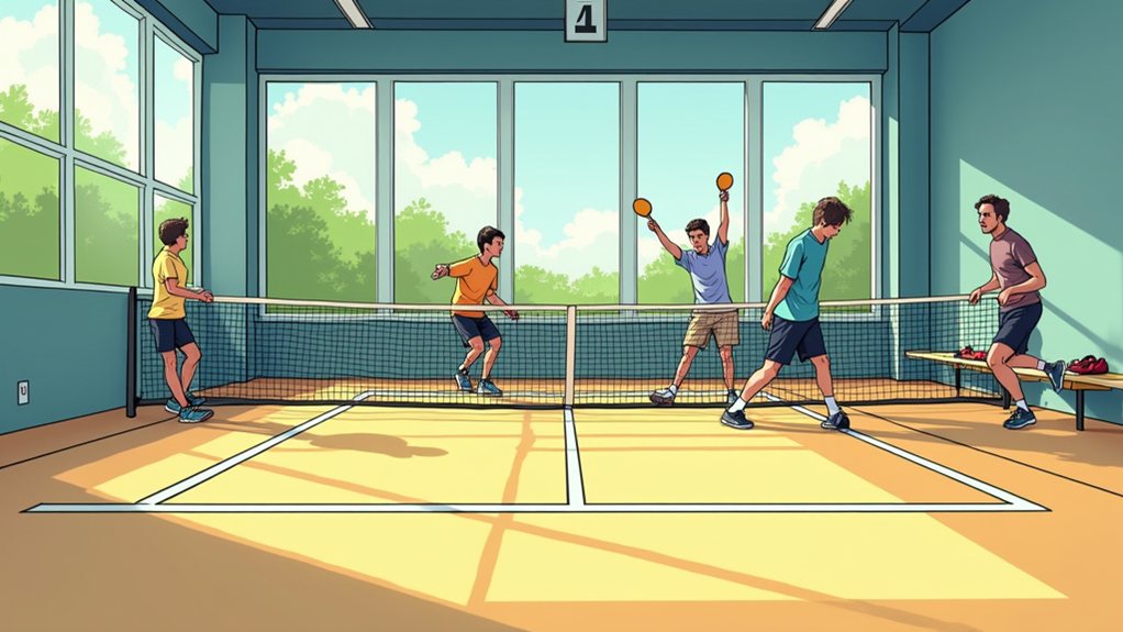 pickleball warm up practice rules