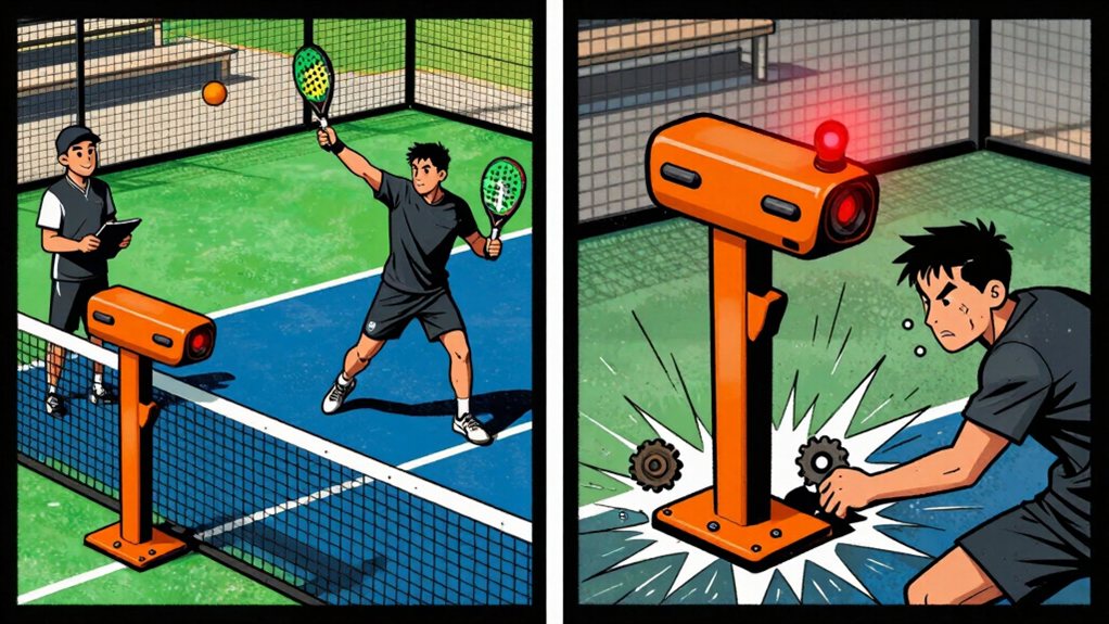 precise padel ball repetition