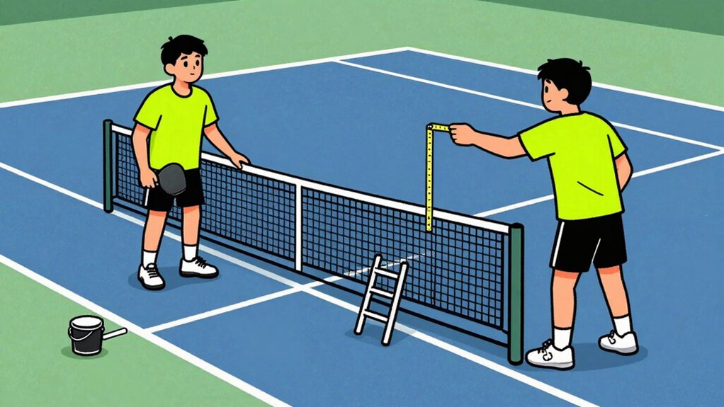 set net to tournament height