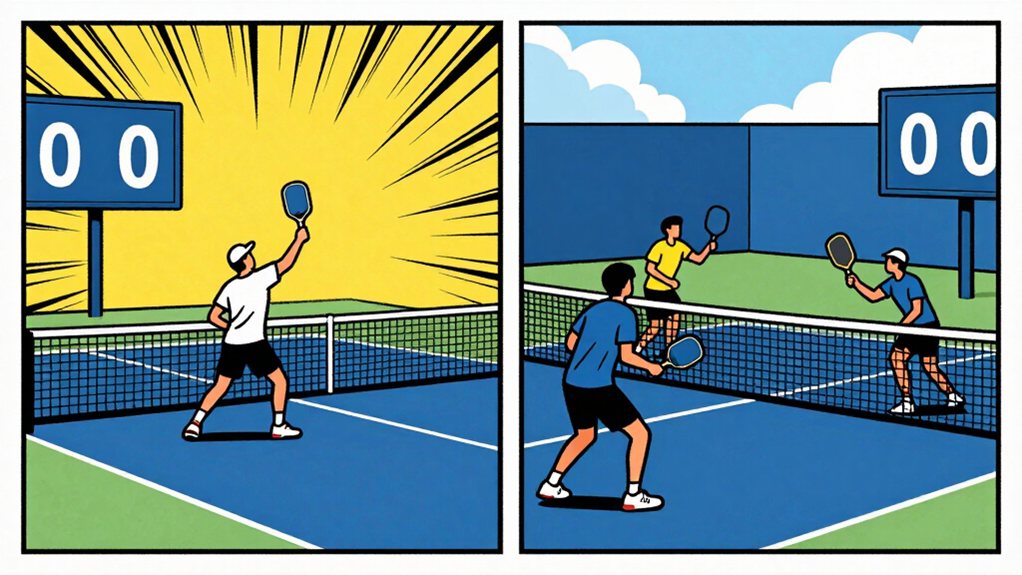 singles two numbers doubles three