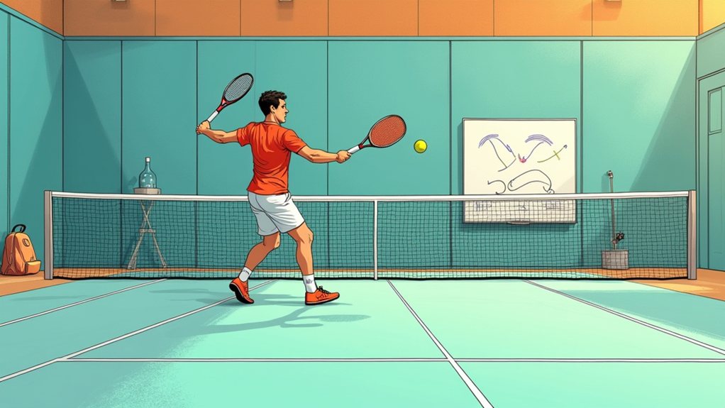 solo padel practice without partner