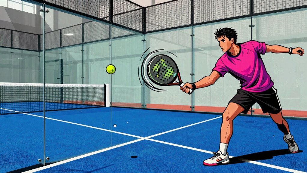 spin control angled glass rebounds