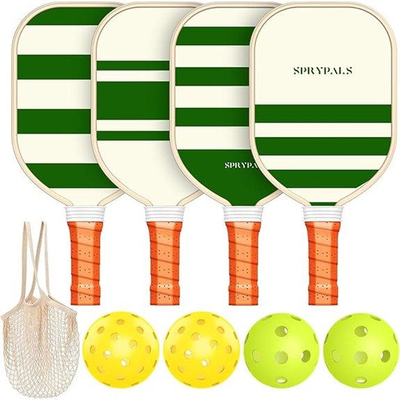 usapa pickleball paddle set