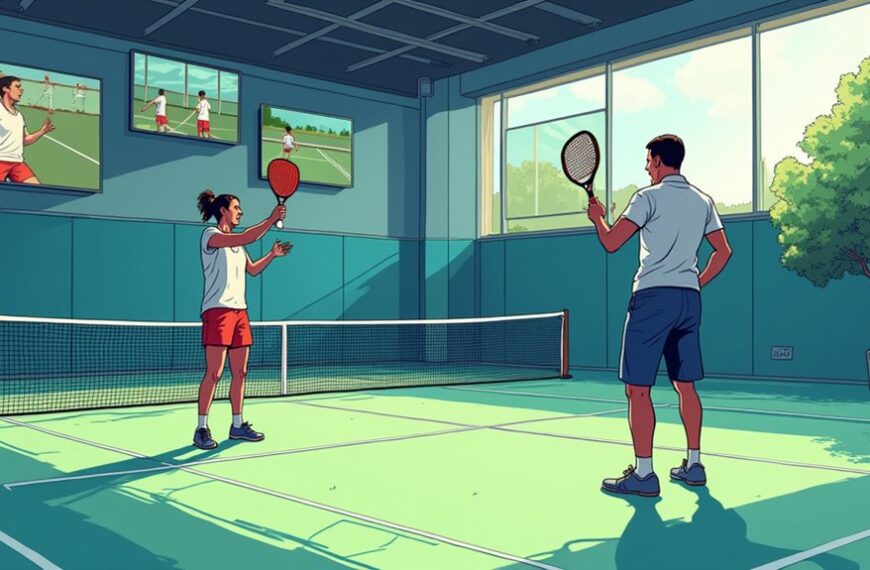 video feedback improves padel technique