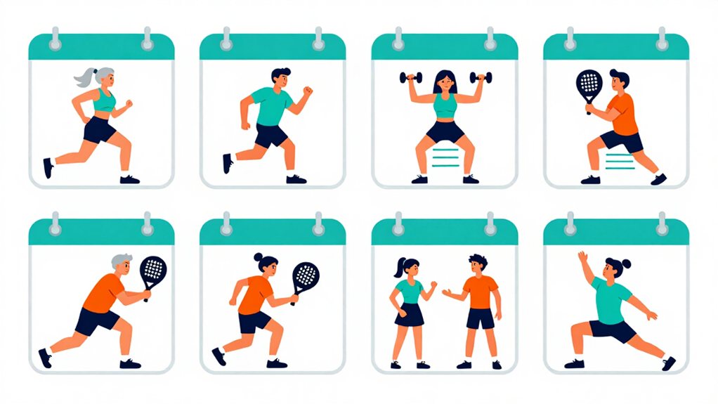 weekly padel training plan